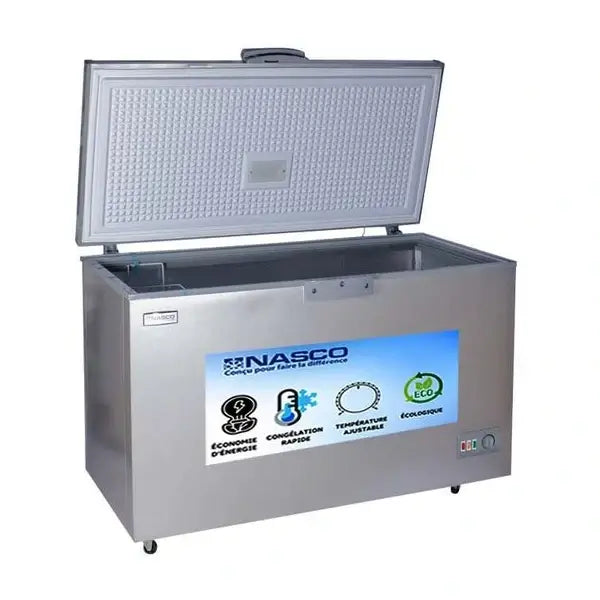 Congélateur horizontal une porte avec clé Nasco 390 L Net 1 panier à l’Intérieur Nas-450FL