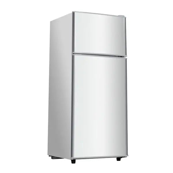 Réfrigérateur double portes Nasco 102 L Économique Un espace au congélateur R600A NASF2-202FL-DS — vue 2