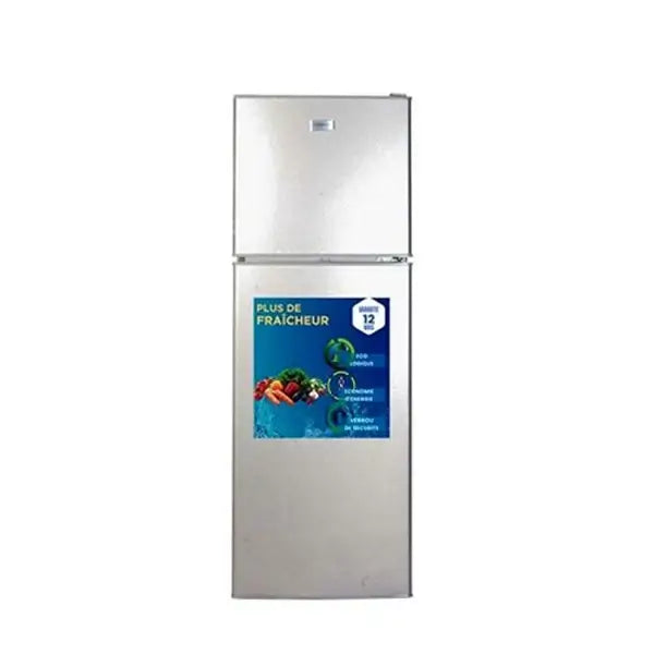 Réfrigérateur double portes Nasco 158 L Net Économie d’énergie 220 240 Argent foncé NASF2-258FL-DS — vue 2