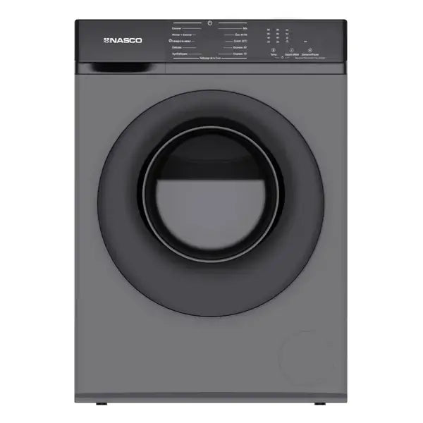 Machine à laver Inverter Nasco 6 kg Automatique Ouverture frontale Économique Essorage NASFL-J6KG-S
