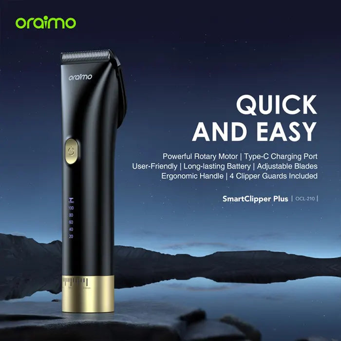 Lames réglables de la tondeuse à cheveux Oraimo Smart Clipper Plus OCL-210