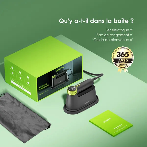 Oraimo OEI-801A repassage rapide avec réservoir d’eau 130ml