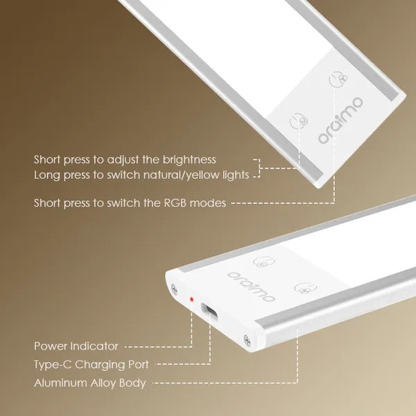 Oraimo OML-501A – Lampe LED Portable Rechargeable