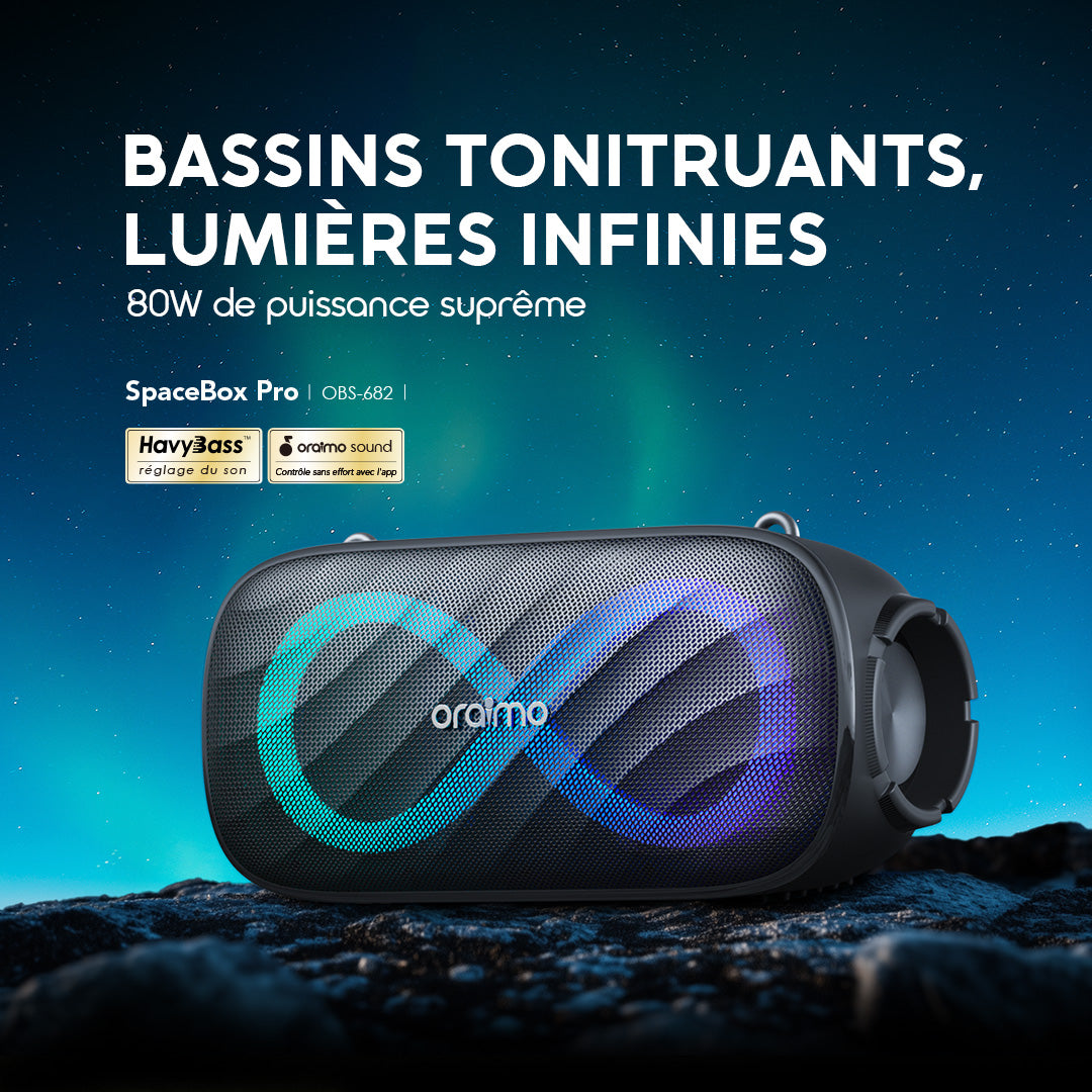 Oraimo SpaceBox Pro OBS-682, accessoires