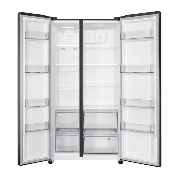 Réfrigérateur américain TCL 521L noir miroir P692SBBG