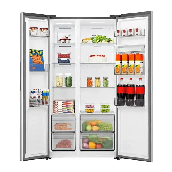 Réfrigérateur Américain double portes Hisense 529 L Distributeur d’eau Économique A+ RS5P558NMSG