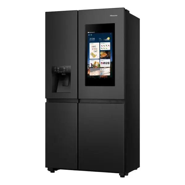 Réfrigérateur Américain Inverter double portes Hisense 614 L Distributeur d’eau et glace RS9P628GTF2 — vue 2
