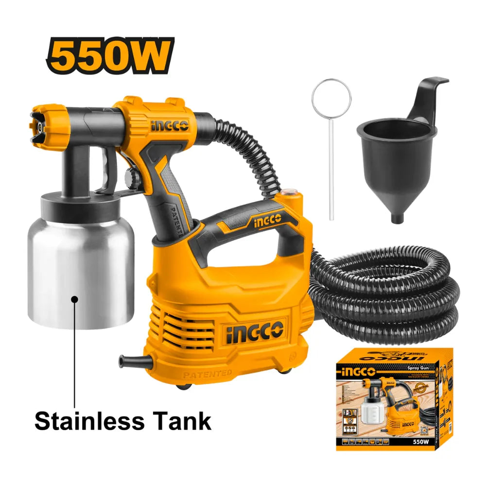 Pistolet à peinture 550 W- INOX INGCO SPG50082