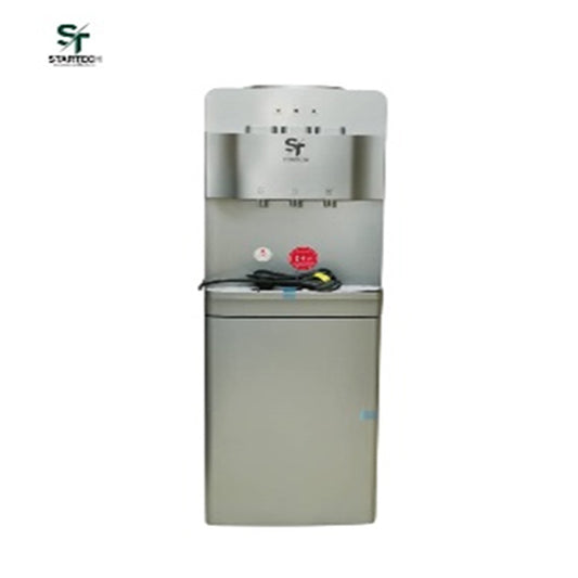 STWD-1700 Distributeur D'eau: Chaude, Froide et Glacée Avec casier en bas Gris