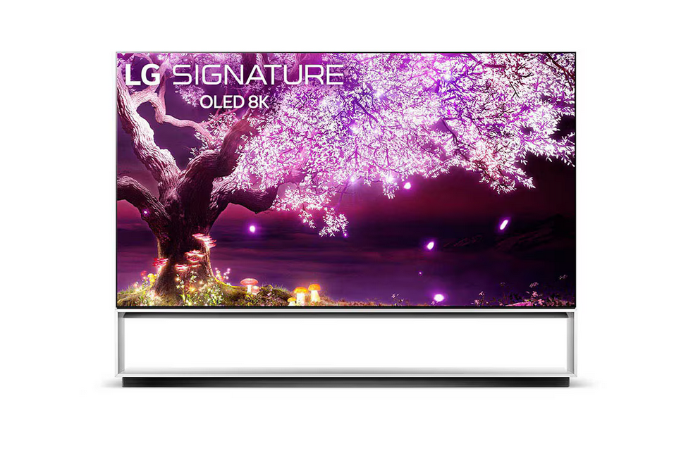 OLED88Z1PVA Téléviseur LG OLED 88 pouces, série Z1, design Gallery, Cinema HDR, Smart TV WebOS, ThinQ AI, résolution 8K, technologie Pixel Dimming.