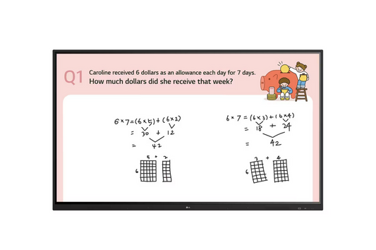 65TR3DJ Tableau numérique interactif tactile IR de 65'' UHD