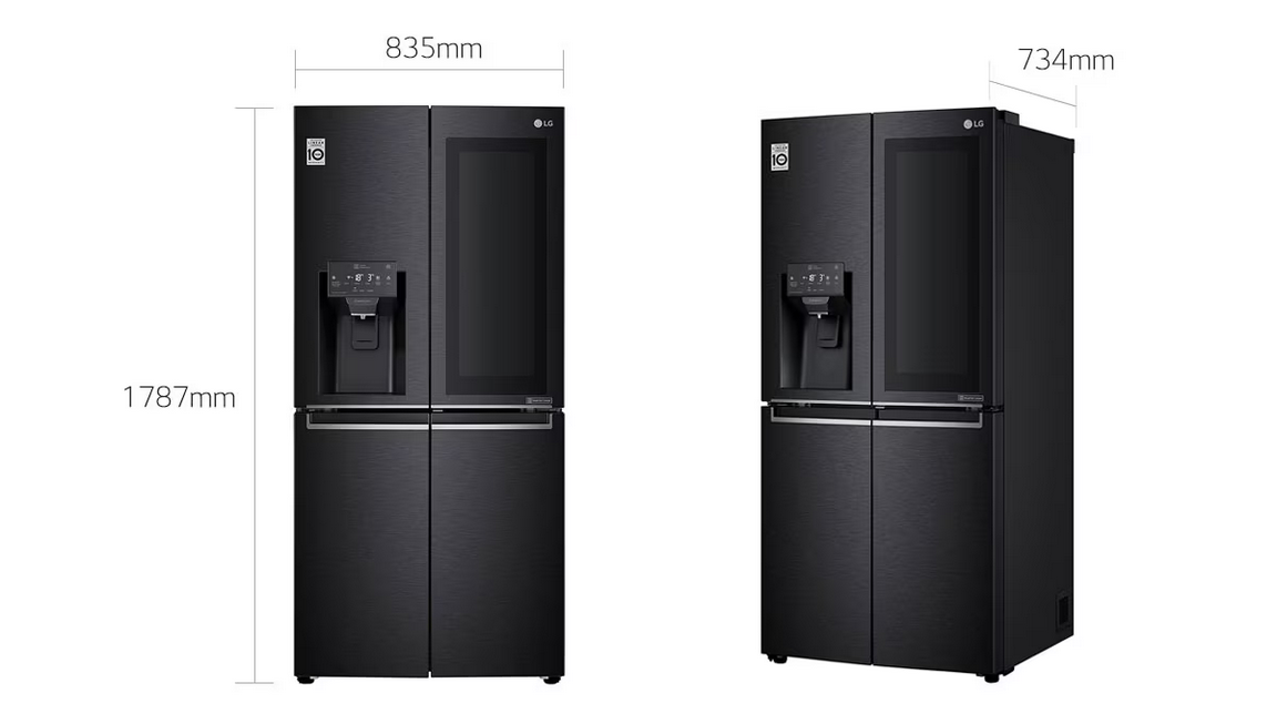 GC-X22FTQLL 508 L | Réfrigérateur Side by Side | InstaView Door-in-Door™