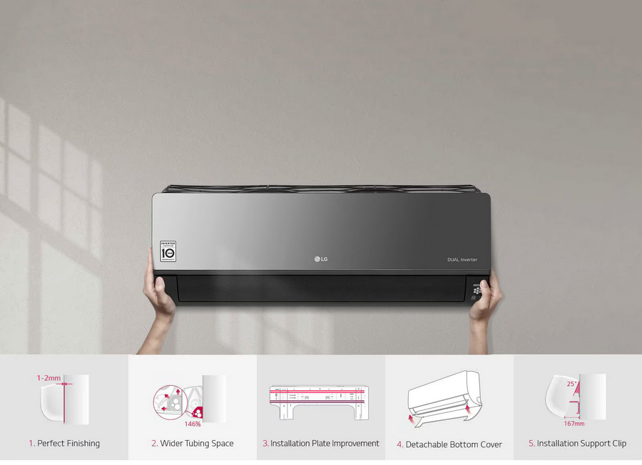 S4-Q18KLRTE  Climatiseur ARTCOOL Inverter, 2,0 CV, Ioniseur, Diagnostic Intelligent, Compresseur Double Inverter.