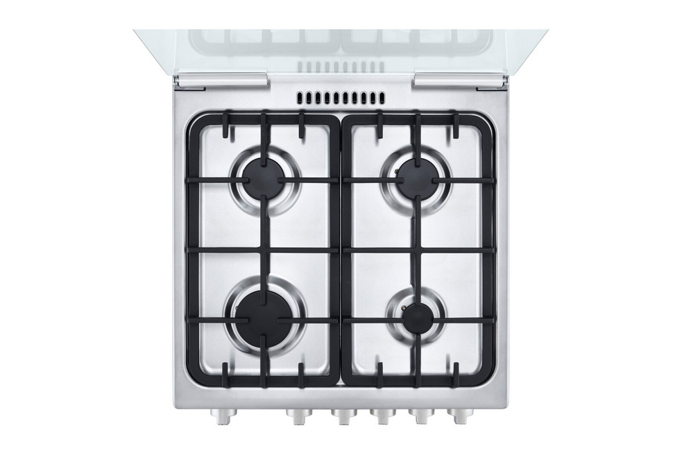 FA211RMA  Cuisinière à gaz 4  LG Feux 60 CM| Sécurité totale | Système de chauffage combiné | Rôtissoire