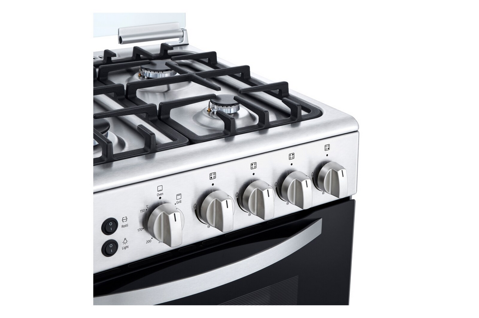 FA211RMA  Cuisinière à gaz 4  LG Feux 60 CM| Sécurité totale | Système de chauffage combiné | Rôtissoire