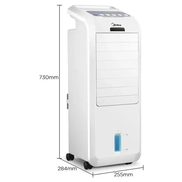 Ventilateur multifonction air cooler télécommandé Midea Minuterie 7h VENT_AC100-16BR — vue 3