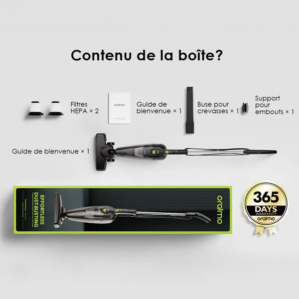 Oraimo SmartVacuum OSV-251A – Aspirateur filaire puissant