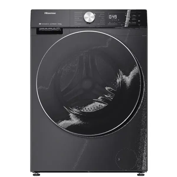 Machine à laver automatique Hisense 10.5 kg 1750 W Ouverture frontale Contrôle tactile WF3S1043BB