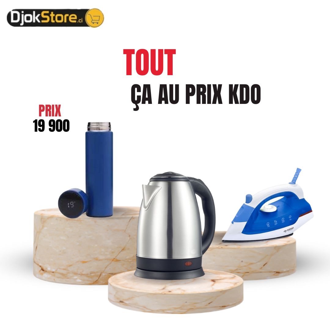 pack thermos + bouilloire + fer a repasser