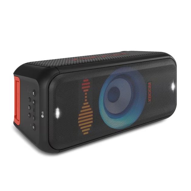 LG XBOOM XL7S Haut-parleur tour portable -250W - et éclairage LED Pixel - 20 heures d'autonomie de batterie