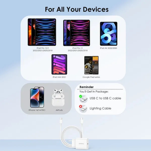 PowerCube OCW-E106S-CC54 – charge rapide et portable pour smartphone et tablette