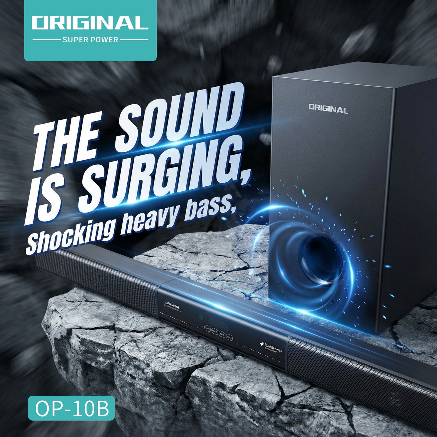 Super Power Haut Parleur Bluetooth Op 10b barre de son