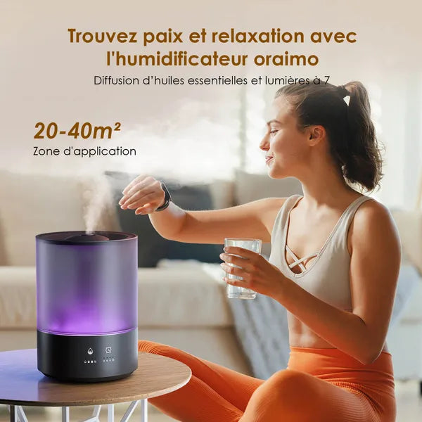 Humidificateur compact et puissant Oraimo OHM-501A
