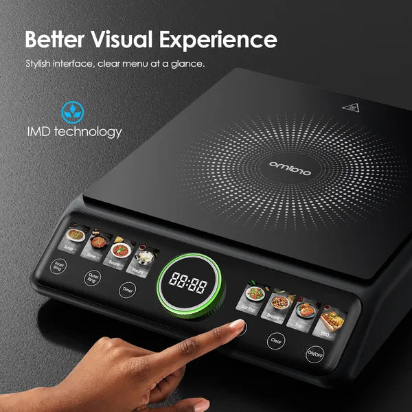 FlexiCooker OCS-201A – Plaque de Cuisson Induction 2200W à Double Anneau