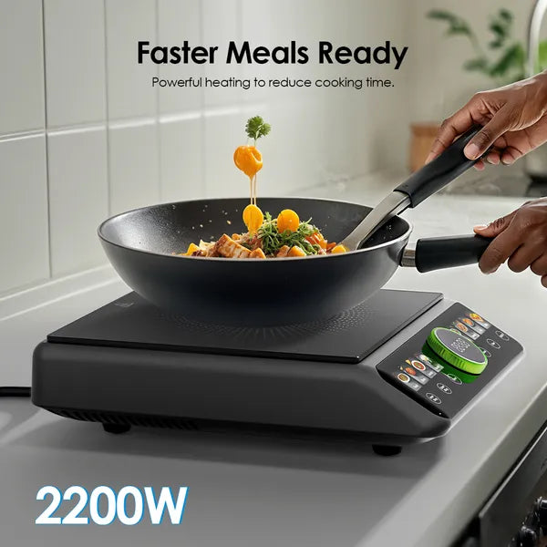 FlexiCooker OCS-201A – Plaque de Cuisson Induction 2200W à Double Anneau