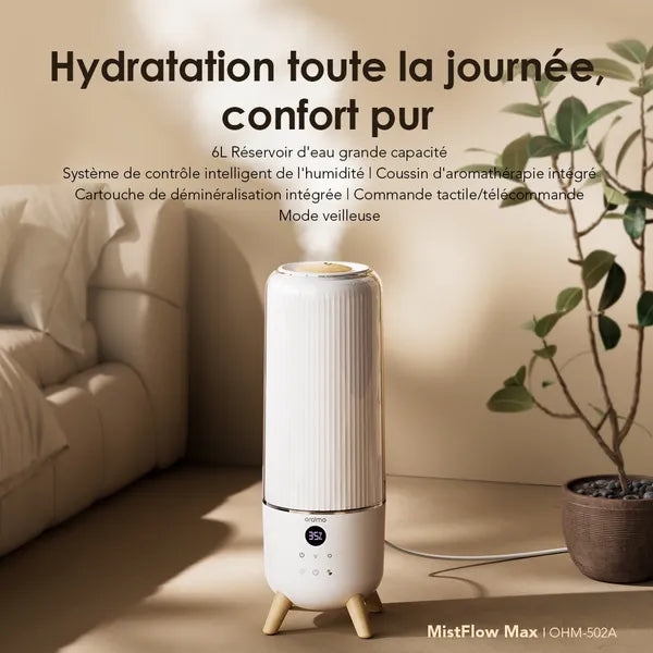 Humidificateur 6L design moderne Oraimo OHM-502A