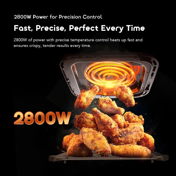 AirFryer 8L Oraimo – design moderne et robuste