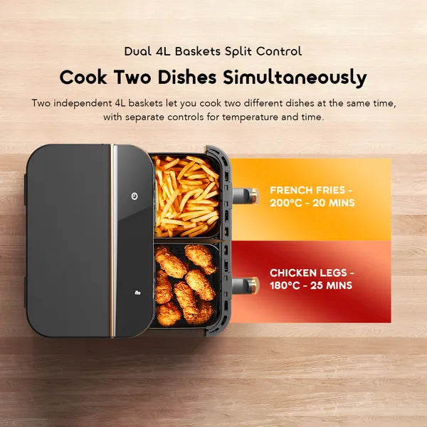 AirFryer 8L Oraimo – design moderne et robuste