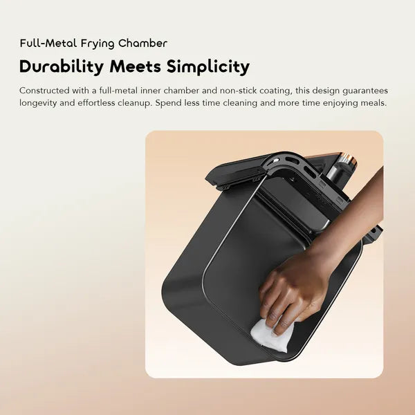 AirFryer 8L Oraimo – design moderne et robuste