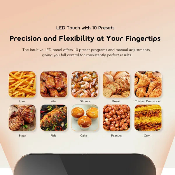 AirFryer 8L Oraimo – design moderne et robuste