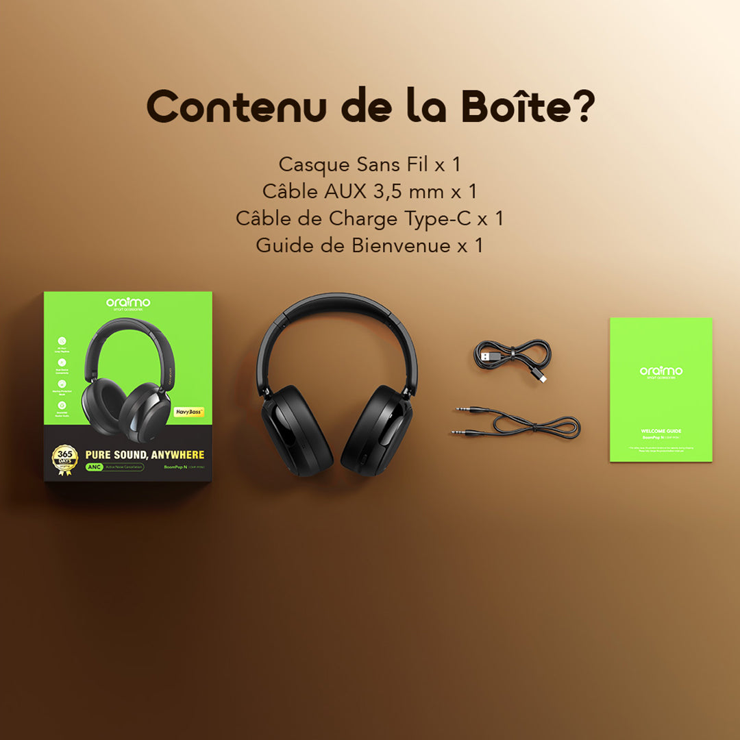 Oraimo BoomPop N OHP-915N, accessoires
