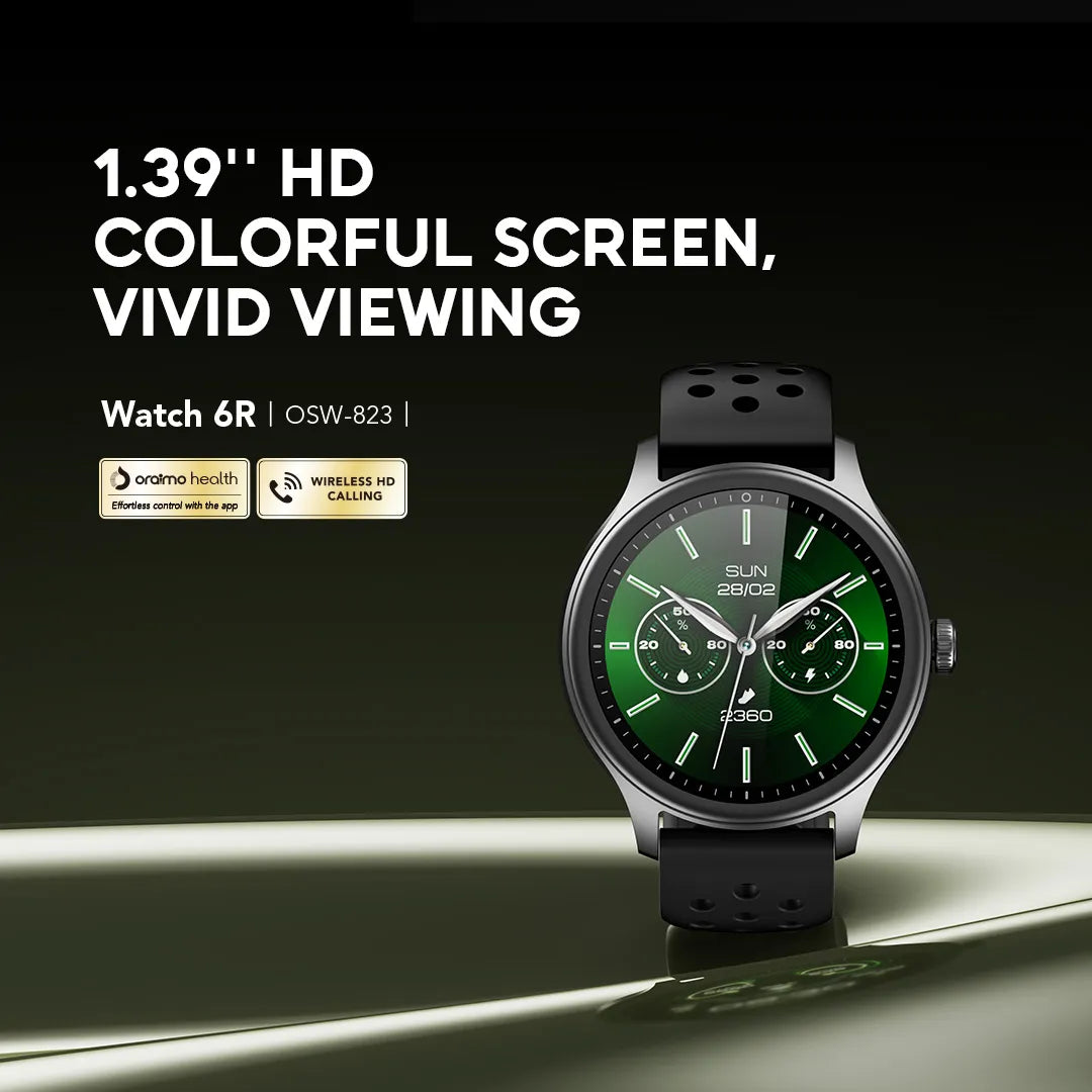 Watch 6R OSW-823 Smart Watch – Écran 1.39” Full Touch – Bluetooth 5.3 – 7 Jours d’Autonomie – IP68