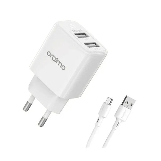 Chargeur OCW-E67D double USB avec étui brillant