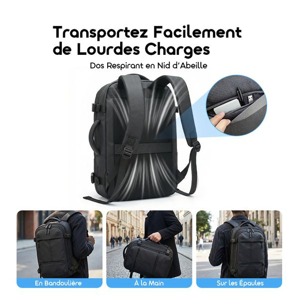 Sac à Dos Business Oraimo MegaCarry OHD-B001 – Extensible & Waterproof