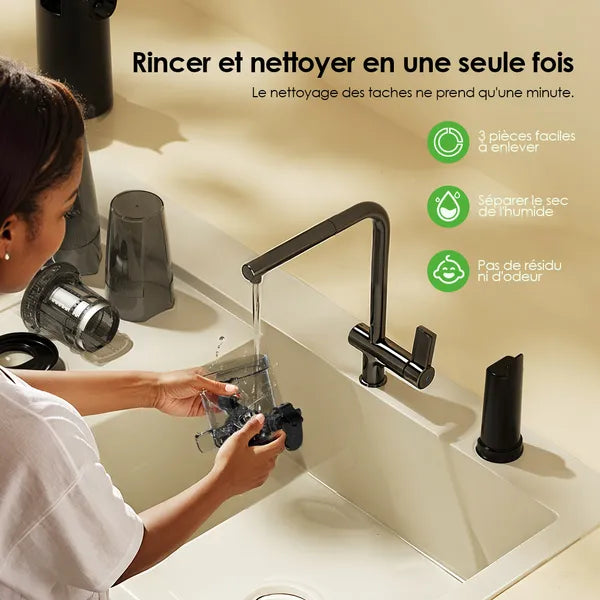 Oraimo EasyJuice Mini – Presse-Agrumes Lent Portable | Extracteur jus OMJ-201A