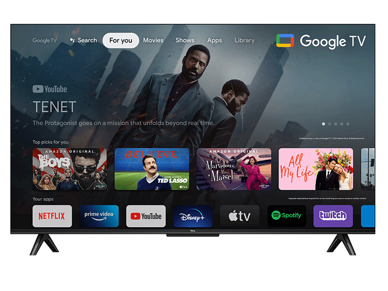 TV TCL 43P635 Google TV visuel officiel
