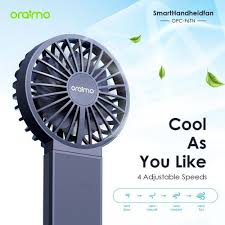 Ventilateur portable intelligent Oraimo OPC-F6TN – Silencieux, rechargeable et pliable | Bleu
