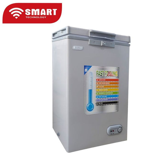Congélateur horizontal STCC-102 80L vue avant – compact et économique