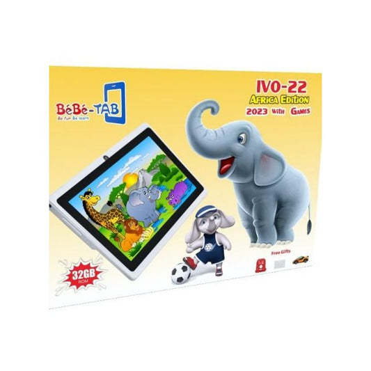 BEBE TAB Tablette Educative Ivo 22 - 2Giga RAM & Rom 32 Giga ( 1 à 5 ans )