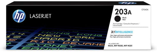 HP 203A CF540A Toner Noir Authentique pour HP Color LaserJet Pro M254 / M280 / M281