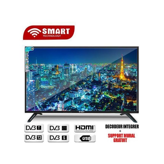 SMART TECHNOLOGY TV LED - 55 Pouces -Full HD -STT-5511S - 2xHDMI