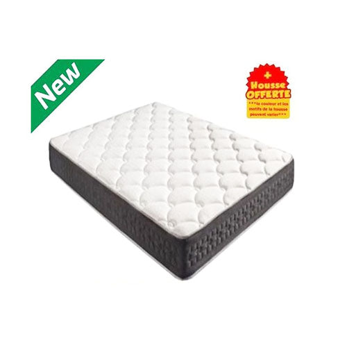 Matelas super Energie Mousse Bleu PH3 2-Places EP=20 XXL - Multicolore