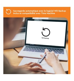 WD - My Book - Disque dur externe de bureau avec sauvegarde - 12 To