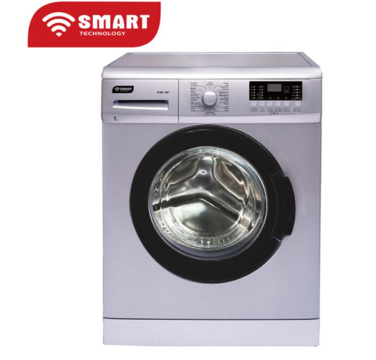 Machine à Laver Automatique SMART TECHNOLOGY STML-7SH- 7 Kg - - Grix - Garantie 6 Mois