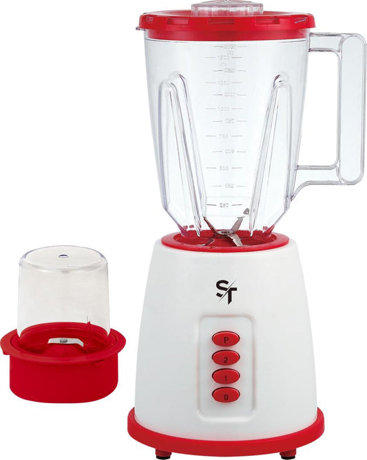 STARTECH Mixeur Blender Avec Moulin Bols STBG-101-1.5L - Bleu /Rouge