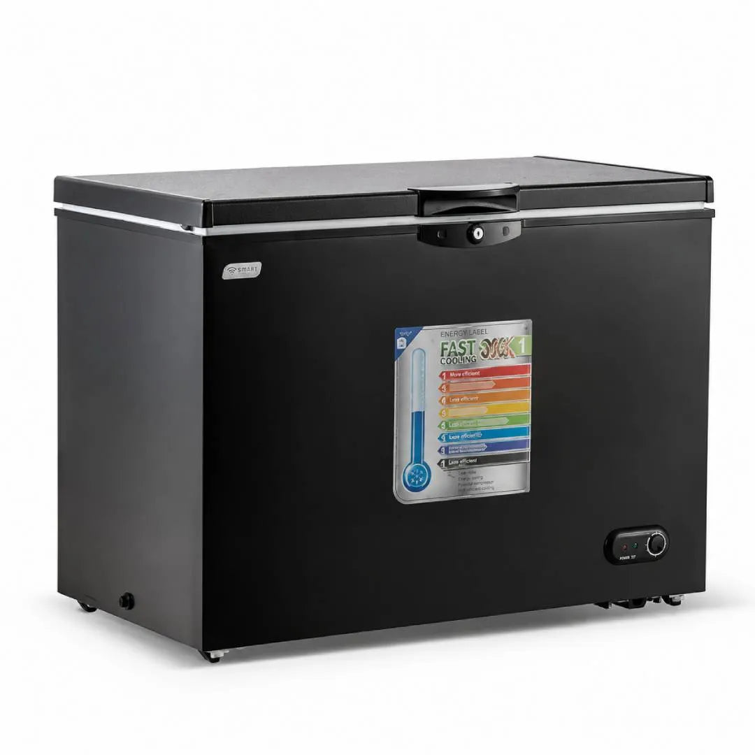 Congélateur horizontal SMART TECHNOLOGY STCC-327B 280 litres noir